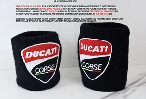 2 CALZINI LOGO DUCATI CALZINI VASCHETTA OLIO FRENI FRIZIONE SERBATOIO MOTO NERO - Foto 1 di 11
