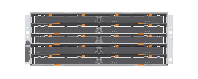 NetApp E5760 2x E5700A-64GB X-56031-00 25GBE ISCSI 60 Bay Array Controller Shelf - Image 1 of 1