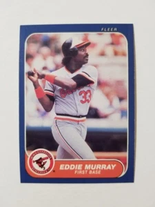 EDDIE MURRAY 1986 FLEER BASEBALL CARD #282 BALTIMORE ORIOLES - Picture 1 of 2