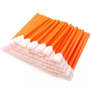 100 Pcs Foam Swabs Sticks Cleanroom Detailing Swab Sponge Sticks for Inkjet - Picture 1 of 9