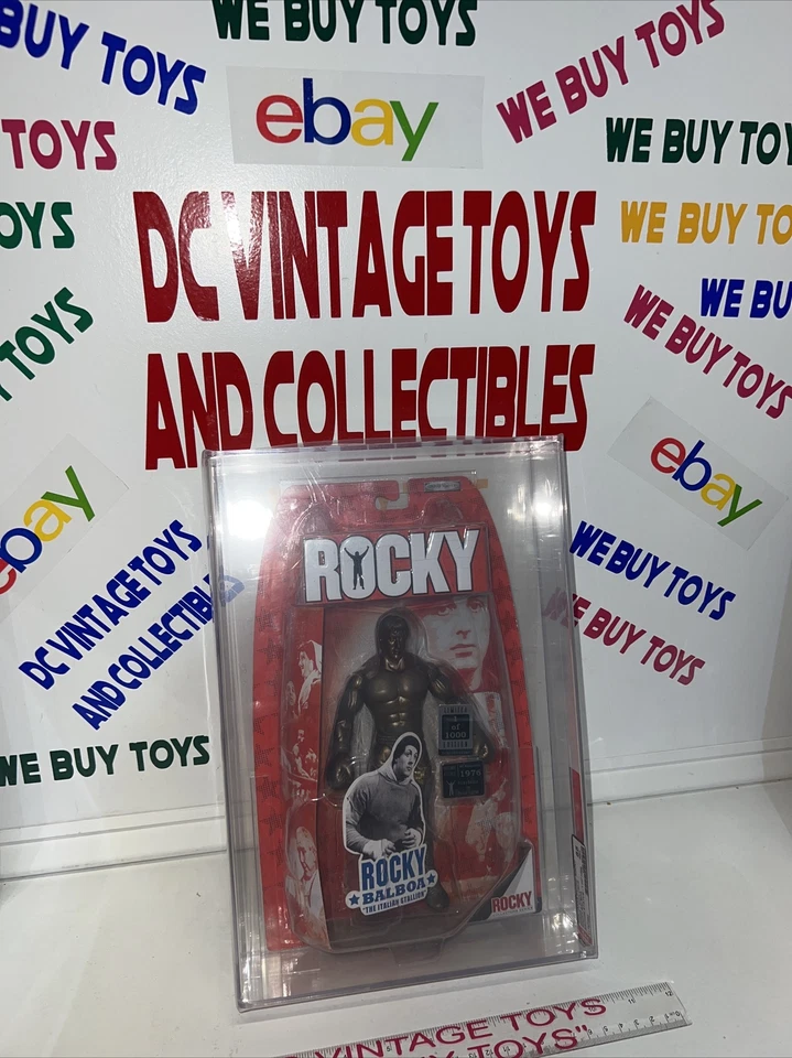 Jakks Pacific Rocky Balboa 1 of 1000 Bronze Statue Action Figure