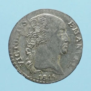 VITTORIO EMANUELE I 2,6 SOLDI 1815 TORINO MONETA RARA CURRENCY NUMISMATICA - Bild 1 von 2