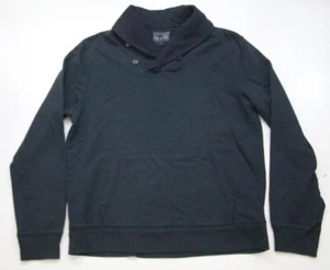 Large Converse One Star Blue Polo Sweatshirt Top Long Sleeve Cotton Poly 1-770 - Picture 1 of 5