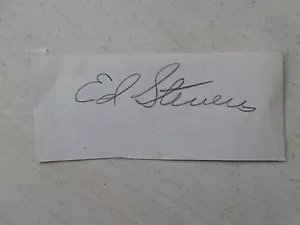 Firma de corte autografiada de Eddie Stevens #2 - Imagen 1 de 2