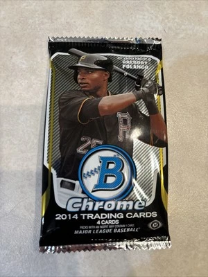 Paquete de pasatiempos de béisbol Bowman 2014 cromado sellado Mookie Betts RC?  Foto 1 de 3