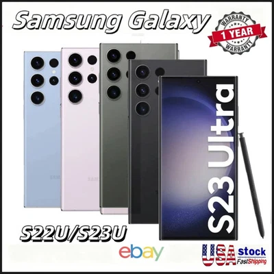 NEW UNLOCKED SAMSUNG GALAXY S23 ULTRA 5G SM-S918U ALL COLORS AND MEMORY GSM+CDMA - Image 1 of 4
