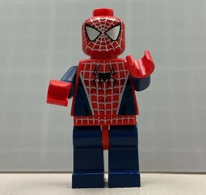 Lego Spider Man 3 Minifigure Dark Blue Arms and Legs Silver Shiny Webbing spd028 - Picture 1 of 8