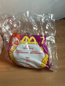 McDONALDS Toy #7 Disney Dino DINOSAUR 2000 Eema Styracosaurus Figure NIP - Picture 1 of 6