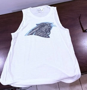 Camiseta sin mangas Carolina Panthers NFL para mujer corte diamante (L) equipo NFL para dama - Imagen 1 de 3