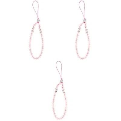  3pcs dekoratives Perlen Lanyard Anti-Skid-Telefon Charm Multifunktion Telefon - Bild 1 von 4