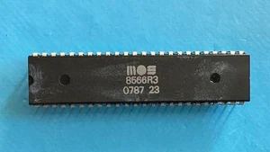 Mos 8566R3 Vic Chip, Micro Processor for Commodore 128, Works #07 87 - Picture 1 of 2