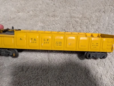 Lionel Post War O Gauge #36250 Yellow Barrel Car - Image 1 of 4