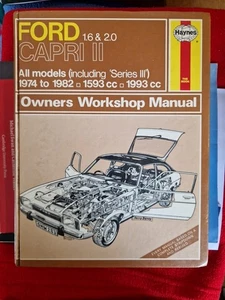 HAYNES FORD CAPRI 11 1.6 & 2.0 MANUAL INCLUDING SERIES 111 1974-1982 ALL MODELS - Picture 1 of 3