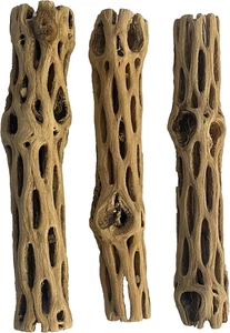 "Madera de cholla/choya natural 3 piezas 6"" para hábitat de camarones y tratamiento de alimentos ermitaño C" - Imagen 1 de 12