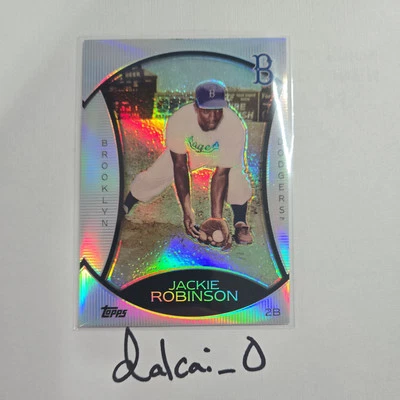 2010 Topps - Wal-Mart Platinum Legends Chrome Cereal #PC2 Jackie Robinson - Image 1 of 4