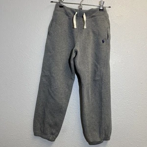 Polo Ralph Lauren Joggers Sweatpants Youth Size Small (8) Gray Good Condition - Picture 1 of 4