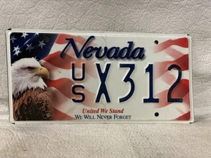 2019 Nevada United We Stand License Plate - Picture 1 of 2