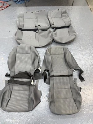 2020-2023 Toyota Tacoma Double cab OEM Toyota cloth seat cover set Gray Power dr - Image 1 of 4