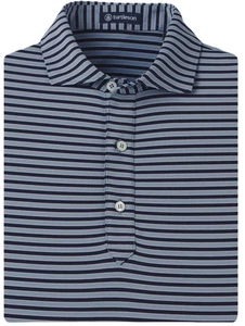 Turtleson Waverly Stripe Performance Polo Golf Shirt Men - Picture 1 of 6