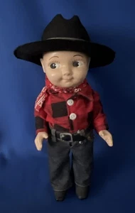Vintage Buddy Lee Cowboy Doll 1950’s Lee Jeans Denim Original Plastic Cowboy - Bild 1 von 23