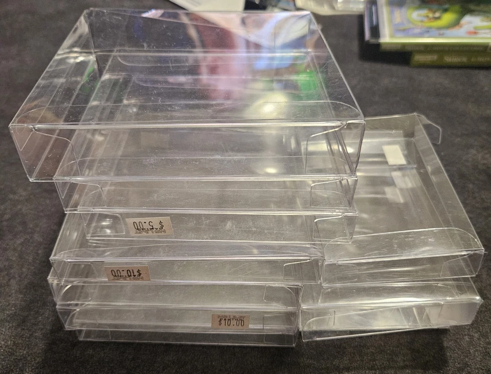 Clear Plastic Protective Cases for NES Cartridge Storage - Image 1 of 1