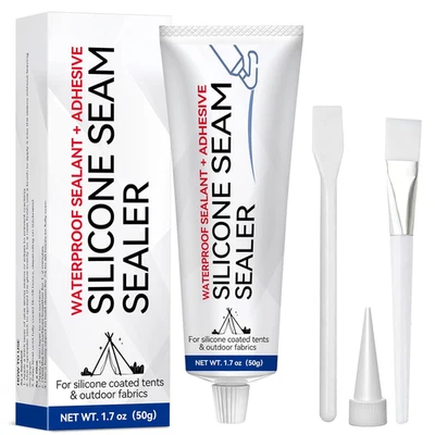 Tent Seam Sealer Waterproof, High Strength Seam Sealer, Tent Repair Kit, Flexibl - Image 1 of 4