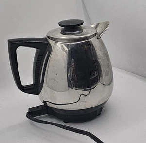 Percoladora de café eléctrica Jet-O-Matic modelo 10 de colección hecha en EE. UU. probada MCM - Imagen 1 de 9