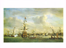 The IJ At Amsterdam by Willem van de Velde Maritime Print Picture WP#07