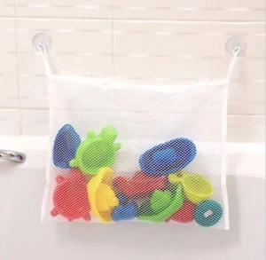 Large Kids Baby Bath Toy Tidy Organiser Mesh Net Storage Bag Holder Bathroom - Picture 1 of 5