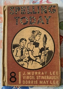 Vintage 1948© "Spelling Today" Grade 8 Text Book - Picture 1 of 6