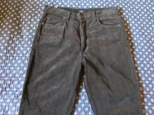 Womens Citizen of Humanity Olivia High Rise Slim Ankle Corduroy 29 Dark Charcoal - Picture 1 of 7