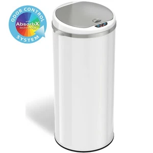 Touchless Automatic Sensor Trash Can 10.3-Inch Opening - Multiple Size Options - Picture 1 of 32