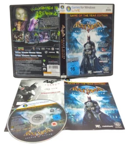✅ Batman: Arkham Asylum - Game Of The Year Edition - (gioco PC DVD) (DE) IMBALLO ORIGINALE✅ - Foto 1 di 1