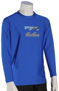 Billabong Boy's Chronicle LS Surf Shirt - Royal - New - Picture 1 of 1
