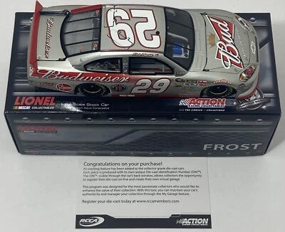 1:24 ACTION 2012 #29 BUDWEISER BUD RCR CHEVY IMPALA KEVIN HARVICK FROST 1/547 - Image 1 of 4
