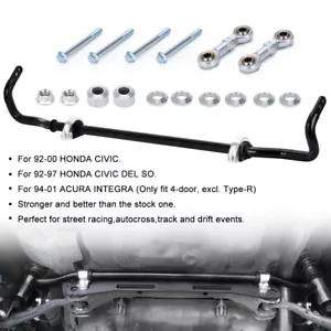 24mm Rear Sway Bar End Link Kit for 92-00 Honda Civic 94-01 Acura Integra DC2 - Picture 1 of 13