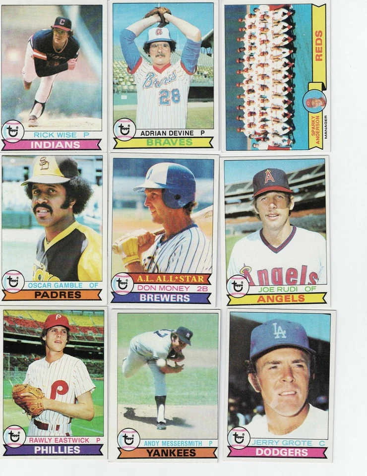 1979 Topps Baseball Complete Your Set 251-499 - Image 1 of 1