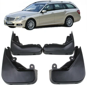 Genuine Splash Guards Mud Flaps For 2009-2012 Mercedes Benz E Class T-Model S212 - Picture 1 of 12