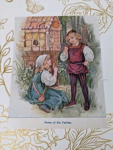 Home Of The Fairies Lithograph EJ Andrews "The Sugar House" Grimm's Fairy Tales - Picture 1 of 5