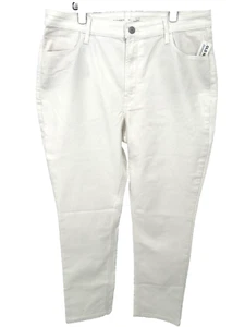 NEU Old Navy Jeans Hose Damengröße 16 weiß hoher Bund Super Skinny Neu mit Etikett - Bild 1 von 10