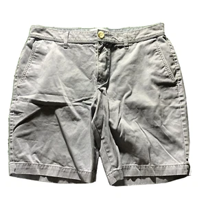 Penguin Shorts Mens 34 Munsingwear Bermuda Blue Gray Chino Active Dress Golf - Picture 1 of 10