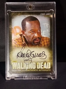 Cryptozoic AMC TWD Walking Dead Lennie James as Morgan Autographed Card A22 - Picture 1 of 3