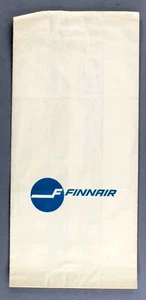 FINNAIR VINTAGE AIRLINE AIR SICK BARF MOTION WASTE EURAN PAPERI - Bild 1 von 2