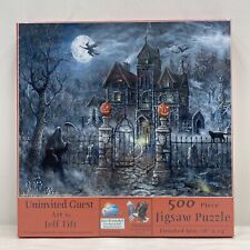 SunsOut 36538 Uninvited Guest 500 PC Jigsaw Puzzle Jeff Tift Halloween
