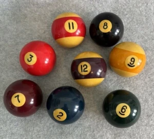 Billiard/Pool Regulation Resin 2-1/4" 6oz Replacement Craft Novelty *You Choose* - Picture 1 of 10
