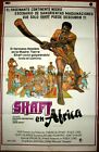 ARBRE EN AFRIQUE !!! Affiche de film orig1SH 1973 RICHARD ROUNDTREE !!! GRAND ART !!