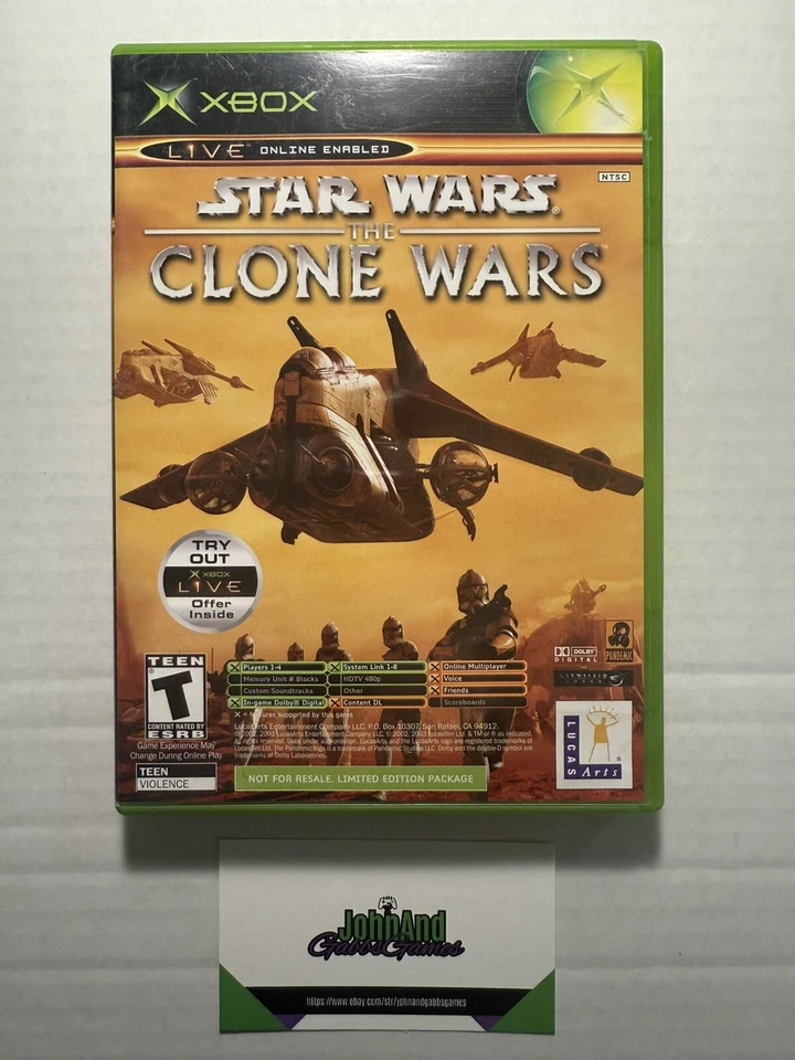 Star Wars: The Clone Wars / Tetris Worlds Xbox 2003 - Complete & Tested - Image 1 of 3
