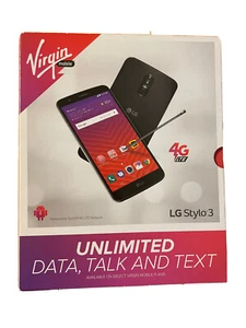 NEW Virgin Mobile LG Stylo 3 Phone - Picture 1 of 3