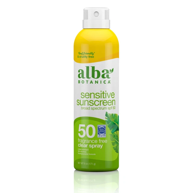 Alba Botanica Very Emollient Sunscreen Spray SPF 50 - 6oz