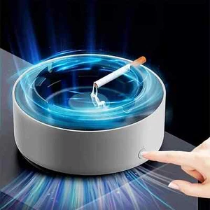 2 in 1 Multifunctional Smokeless Ashtray,Purifier Ashtrays with Filter Durable - Picture 1 of 7
